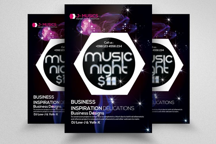 Music Party Night Flyer