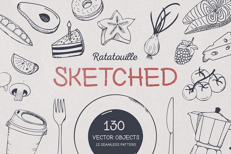 Ratatouille Sketched