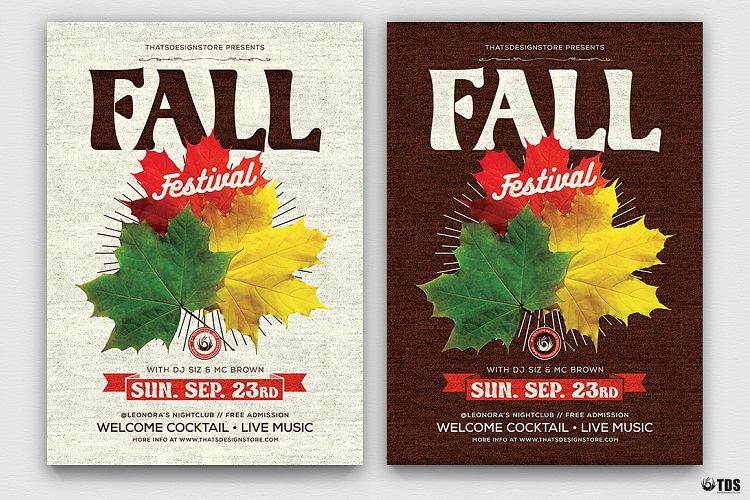 Fall Festival Flyer Template