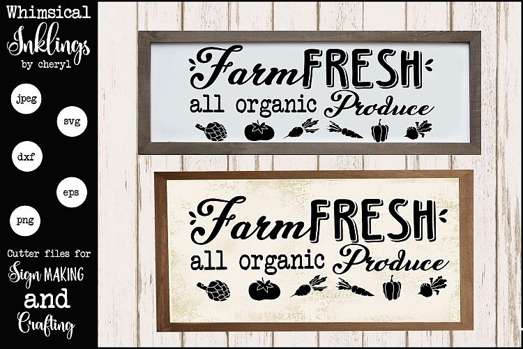 Farm Fresh Produce SVG
