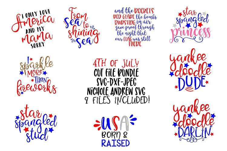 4th of July svg bundle, July 4th svg bundle, Fourth of July svg