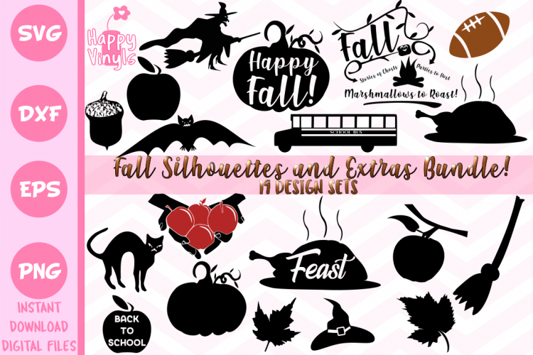 Fall Bundle Huge Fall Bundle and Extras SVG Nineteen Designs