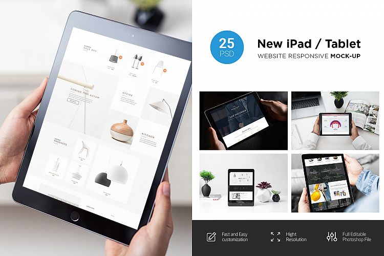 New iPad Responsive Mock-Up