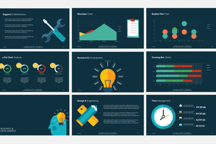 Business presentation examples image