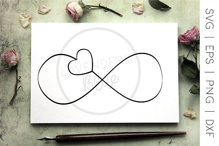 Infinity Heart Sign | Love | Clipart | Cutting File