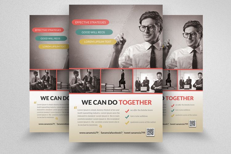 Global Communications Company Flyer