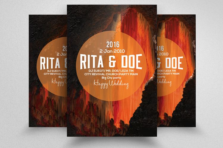 Wedding Invitation Flyer