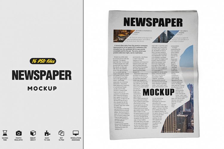 Newspaper Mockup