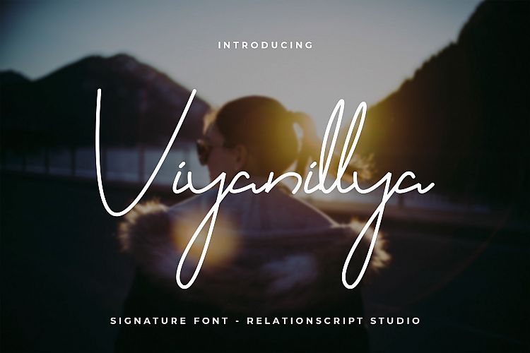 Viyanillya Signature Font