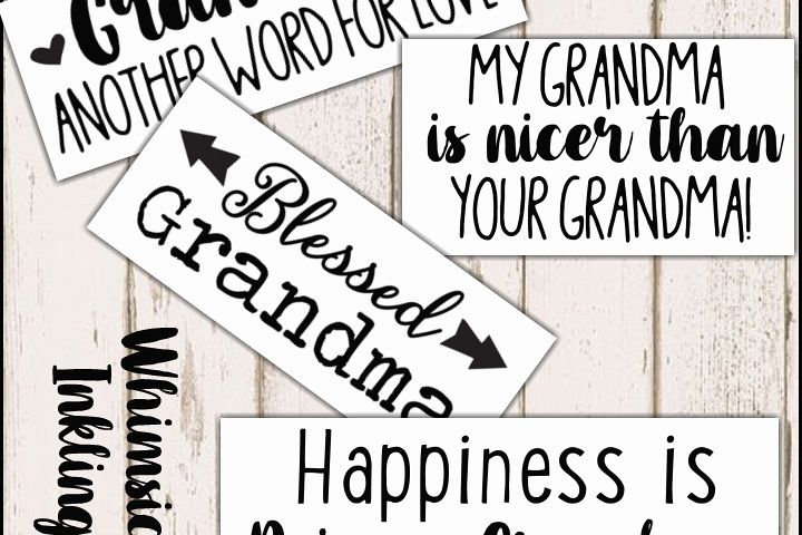 Download My Grandma Is Nicer SVG Cutter File Bundle (83095) | SVGs ...