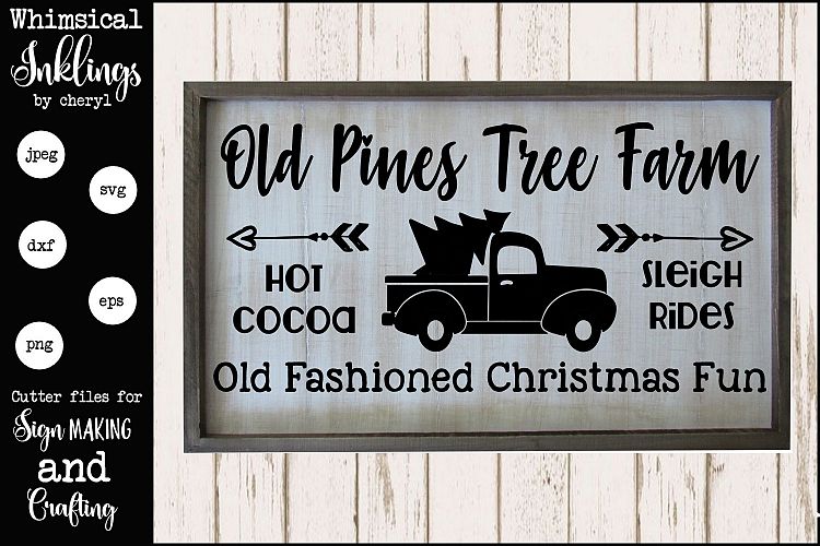 Old Pines Tree Farm SVG