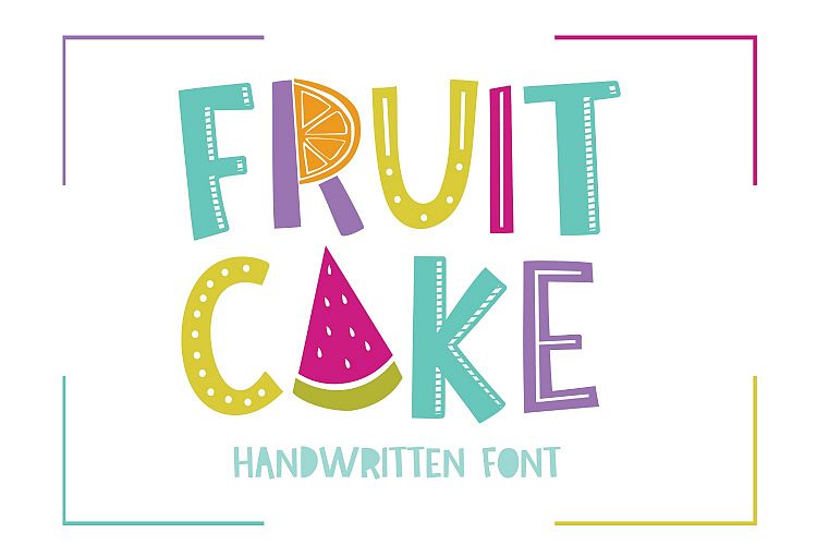 Fruit Cake Handwritten Font