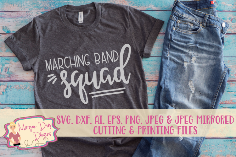 Marching Band Squad SVG, DXF, AI, EPS, PNG, JPEG