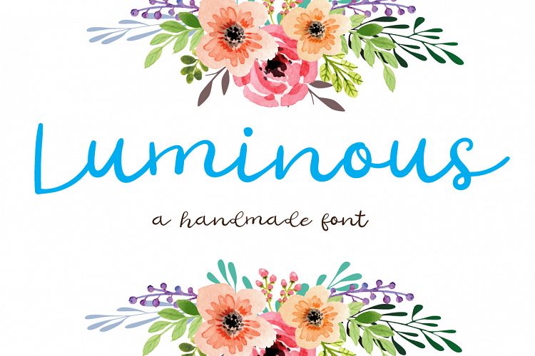 Luminous - A handmade cool and elegant font