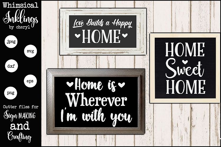 Love Builds a Happy Home SVG example image 1