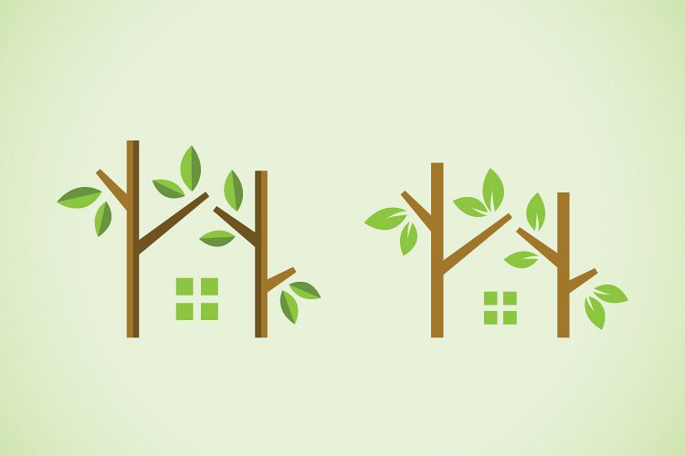 Eco House SVG