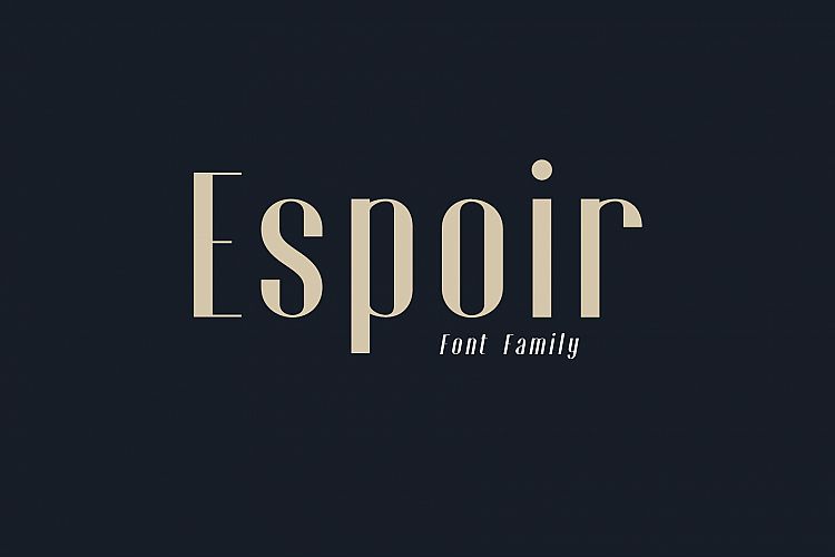 Espoir Font Family