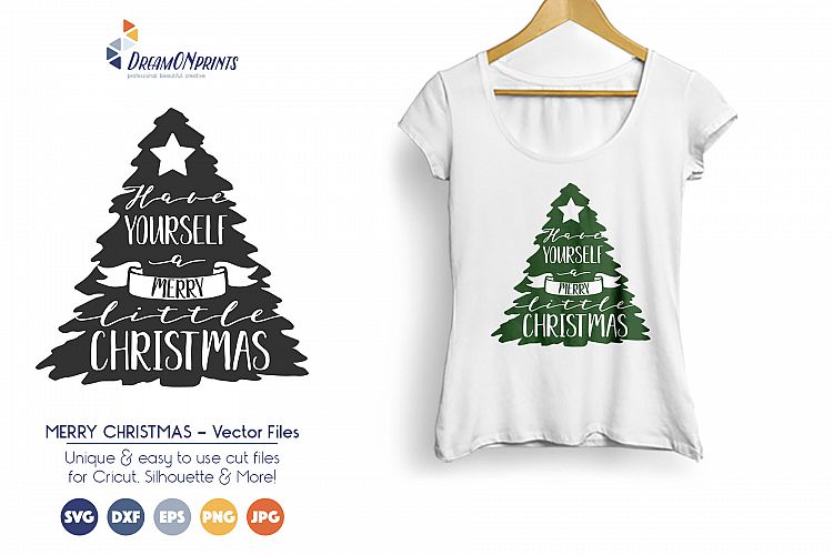 Christmas Tree - Merry Little Christmas SVG Files