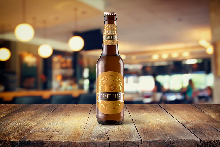 Beer Bottle Mockup