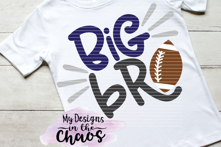 Football SVG | Big Brother SVG | Football Brother SVG | Football Cutting File | SIlhouette | Cricut | PNG EPS DXF