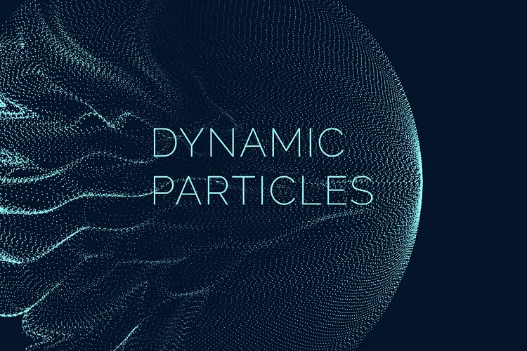 Dynamic particles background