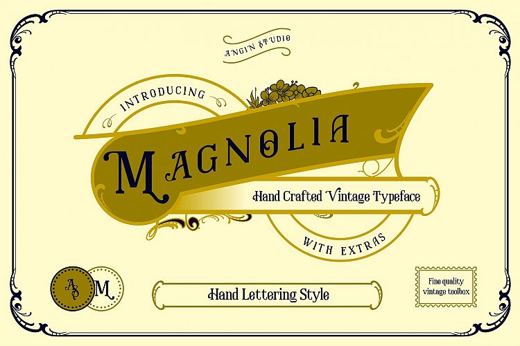 Magnolia Vintage Typeface