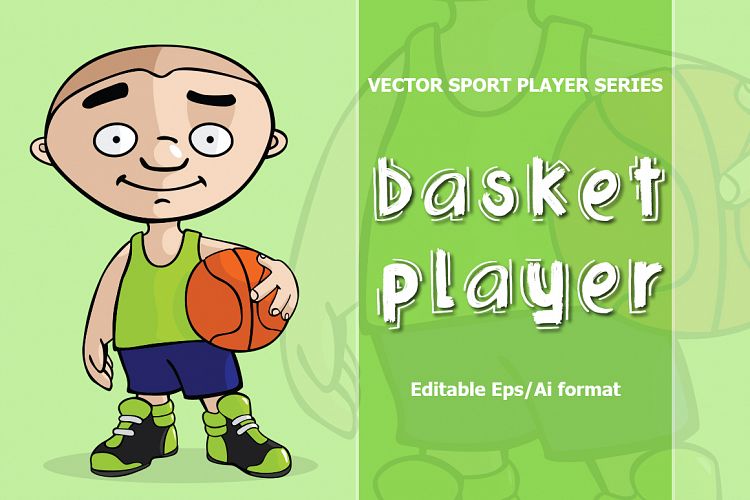 VECTOR basketball player example image 1