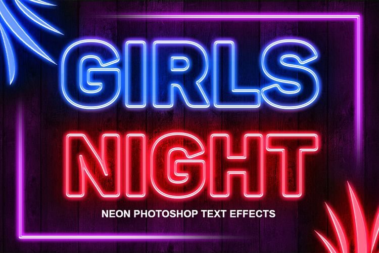 Neon Photoshop Action