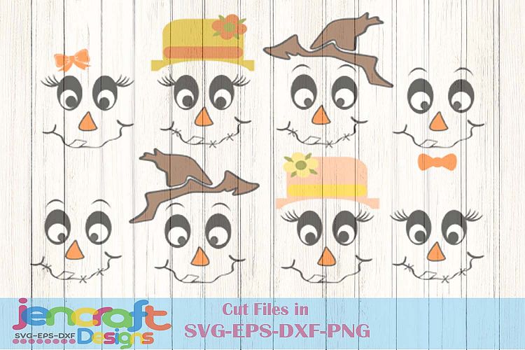 Scarecrow Face svg, fall svg, Halloween svg, Pumpkin svg