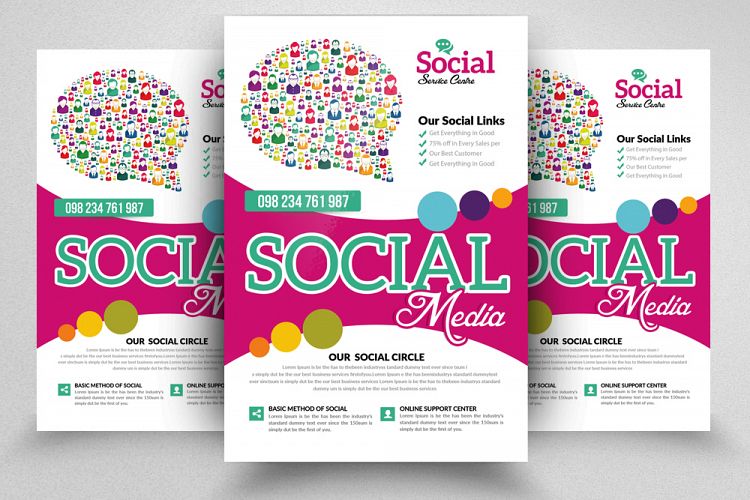 Social Media Marketing Flyer
