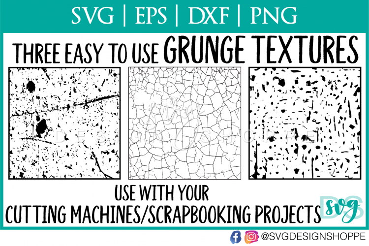 Grunge, Distressed, Texture for Cutting Machines