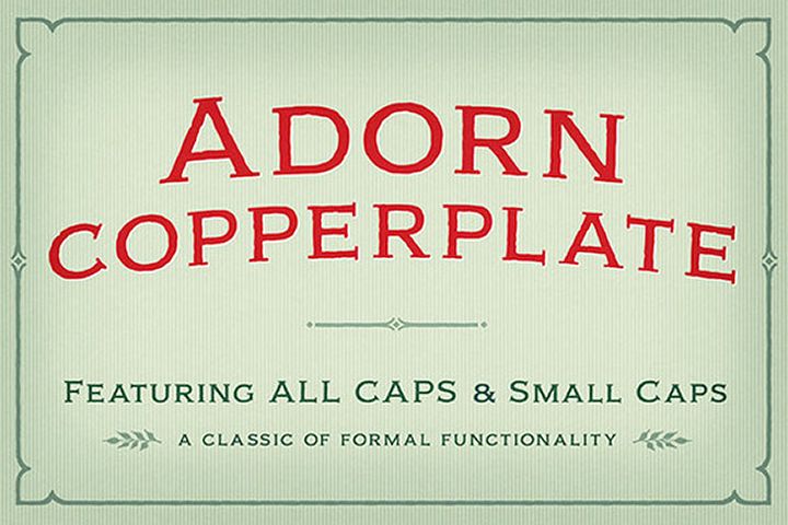 Adorn Copperplate
