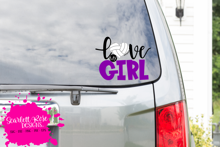 Love My Girl - Volleyball SVG
