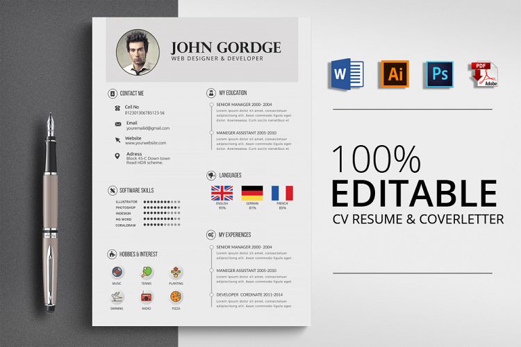 Job CV Resume Word