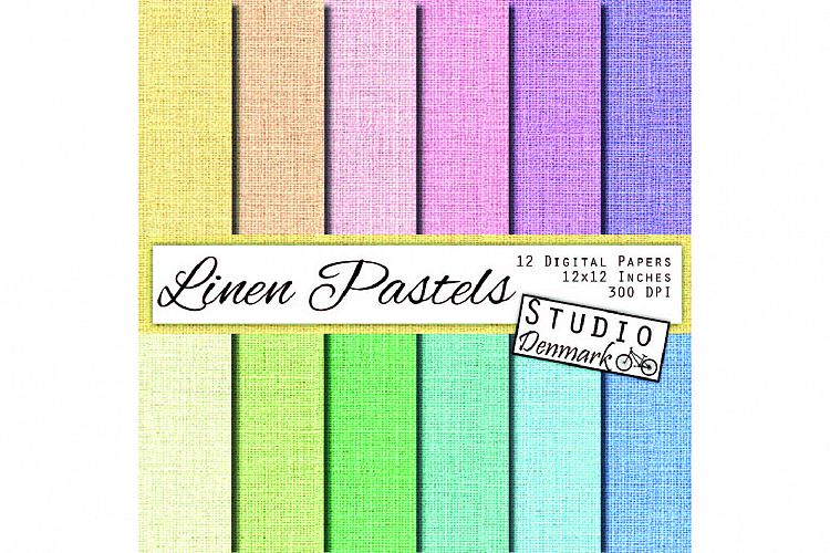 Linen Digital Paper - Pastel Linen Background