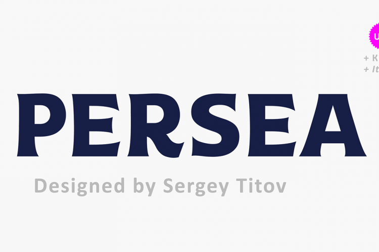 PERSEA Typeface