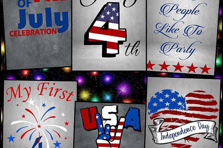 4th of July SVG Files - 4th of July design files