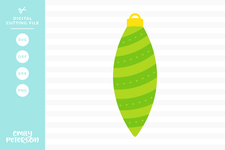 Christmas Ornament SVG DXF EPS PNG