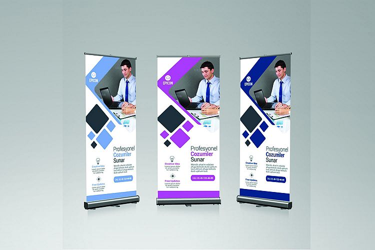 business roll-up banner