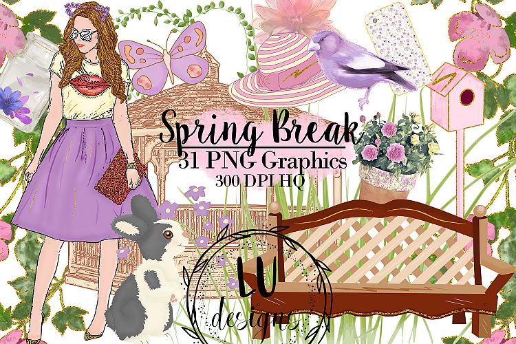 Spring Clipart Set