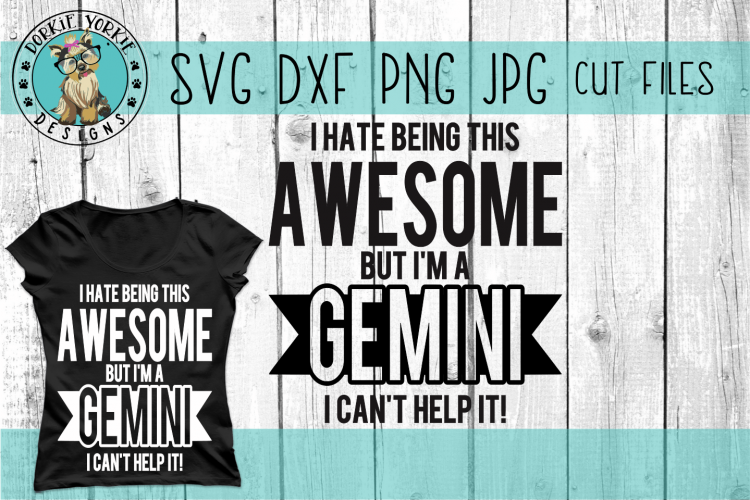 Gemini - I hate being this awesome but im a, BUNDLE SVG