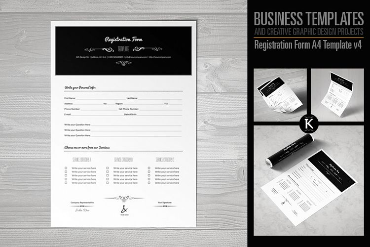 Registration Form Template v4