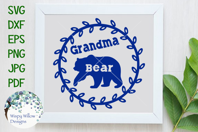 Grandma Bear Cut File