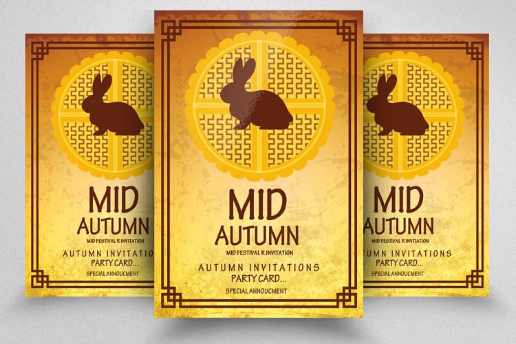 Mid Autumn Flyer Template