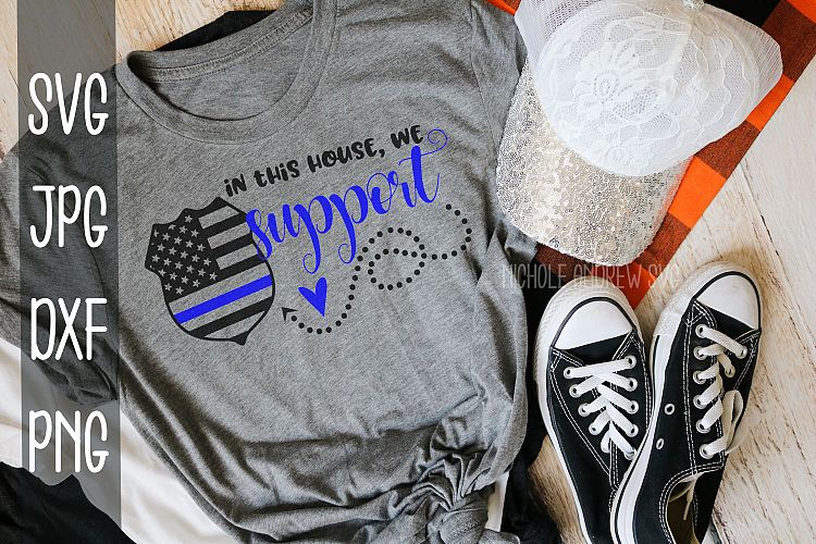 In this house we support, Police, SVG