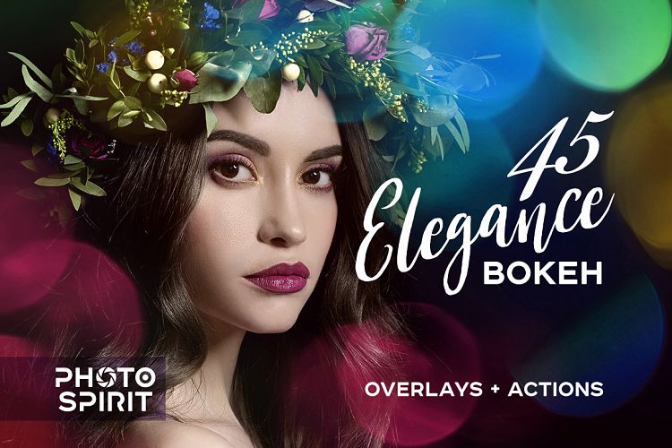 45 Elegance Bokeh Overlays