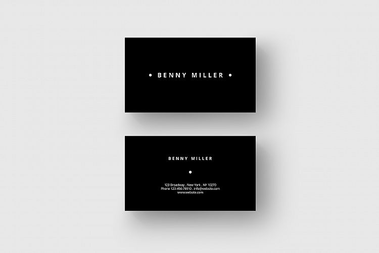 Business card template – clean & modern