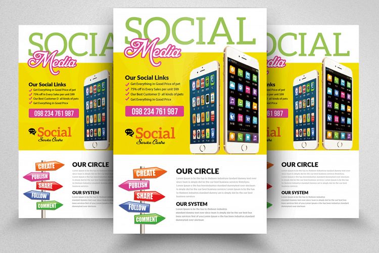 Social Media Marketing Flyer