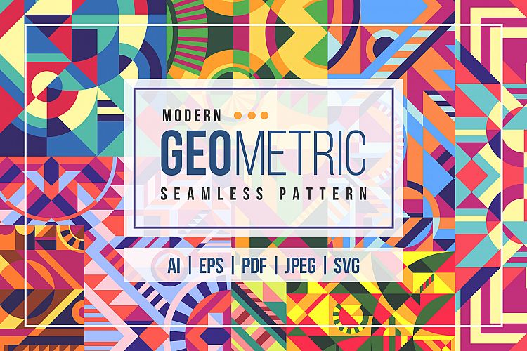 20 Modern Geometric Seamless Pattern