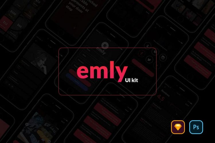 Emly Creative Shopping App UI Kit